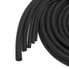 5M Car Door Edge Protector Solid Round Flexible O Shape Soundproof Rubber Foam Seal Strip Insulated Heat Weatherstrip Draught