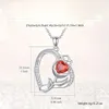 New Fashion Japanese and Korean Rose Heart Necklace Jewelry