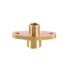 1PC 1/8' 1/4' 1/2' 3/4' 3/4' 1'brass Pipe Fitting With Ear Fixing Seat Flange Water Dispenser Joint Fittings