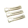 Double Prong Silver Flat Metal Alligator Hair Clips Barrette for Bows hairpins diy hair accessories 100pcs