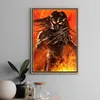 The Predator Plakat Retro Hot Classic Horror Movie Pictures Silk Canvas Wall Art Picture do salonu Art Malowanie wystroju domu