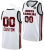 Jersey de basquete da Carolina do Sul Gamecocks Te-Hina Paopao Tessa Johnson Milaysia Fulwiley Bree Hall Sahnya Jah Sakima Walker Custom Carolina do Sul Jerseys