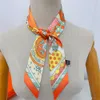 2024 new small silk scarf women's summer decoration light scarf temperament silk scarf