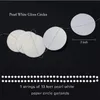 13Ft Pearl White Paper Circle Dots Garland for Birthday Halloween Party Hanging Round Streamers Baby Bridal Shower Decorations