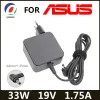 Adaptateur 19V 1.75A 33W 4.0 * 1,35 mm Adaptateur d'alimentation du chargeur d'ordinateur portable AC pour ASUS ADP33AW S200E X202E X201E Q200 S200L S220 X453M F453 X403M