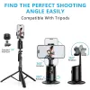 Gimbals Auto Face Tracking Phone Holder with Gesture Remote Control & 360°Rotation & Recharge Battery,Gimbal Stabilizer Tripod for Phone