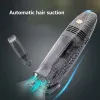 Trimmer Hårtrimmer Clippers USB Vacuum Trimmer Kit med kraftfull automatisk hårsug för skägg Ansiktshårstubbklippare