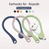 Crochet d'oreille anti-permante pour AirPods Adaptateur Bluetooth Adaptateur Silicone Oree Hook Dispositif Sport Écouteurs Écouteurs pour AirPods 1/2