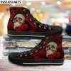 Casual schoenen Instantarts Ethnic Tribal Aztec Gedrukt canvas comfortabel ademende zachte zomerveerschoenen sneaker gevulkaniseerd