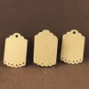 200pcs 7*4,5 cm Tipo poroso Kraft Paper Hang Tag para Casamento Decoramento/Preço Tag/DIY Design Mini Tag