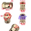 1 datorer Motor Hexagonal mässingsaxelkoppling Diamater 3mm 4mm 6mm 8mm kopplingsmotorsaxel 8mm i axelkopplingar för smart leksakbil