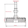4st M8/M10/M12 Artikulerad nivelleringsfot 43mm basdia. Justerbara fotkoppar för möbler/rörställ