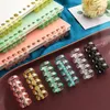10 Pcs 5 Holes Binder Rings Spiral for Notepad Scrapbook Binder A4/A5/B5 Notebook Binding Clips School Stationery