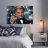 Résumé Art Gatsby Cheers Leonardo DiCaprio Inspirational Toivas Office Home Office décor de haute qualité Canvas Peinture Cuadros