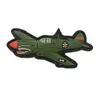 3D PVC Airplane F Bomb Military Patch Tactical Badges Combat Rubber Bullet Patches For Clothing Backpack Bags