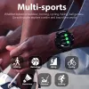 Montres 2021 Attaquez le tracker de fitness à écran tactile complet Smart Watch Men Men de cardiaque moniteur de la pression artérielle Smartwatch pour Android iOS