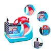 Inflatable Castle With Safety Netting And Barriers For Kids' Parties Portable Bouncer Slide Combo Jumping Jumper Bounce House with Slide Indoor Toys Racing Car Theme