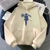 Bluzy męskie 2024 Sousou No Freren Manga Hoodie Men Men Drukuj bluzy z kapturem z kapturem w rozmiarze Anime Autumn Winter Casual Pullov