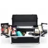 Pull Lever Toolbox Abnehmbare Multi -Layer -Make -up -Box Large Kapazität Nagel Tattoo Storage Universal Wheel Toolbox