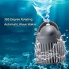 1st Aquarium Fish Tank Wave Maker Rotary Pump Head Tool Automatisk roterande vågframställning för vattenpumpar Fisketillbehör Nytt