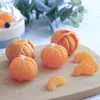 Bougie en plâtre aromathérapie en orange 3D