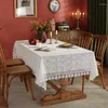 Table Cloth Lace Tablecloth Cotton Stereo Embroidered On The Bench Wedding Decorations