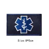 1pc Star of Life broderie Patches American Rescue Medical Paramedic Badge brassard Tactical Army Military Tissu Military