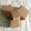 10st/mycket liten Kraft Paper Box Brown Handgjorda tvållåda Vitt hantverk Pappers presentförpackning Svart Förpackning Smyckeslåda Kartong Kartong