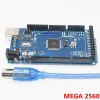 1PCS MEGA 2560 R3 MEGA2560 REV3 ATMEGA2560-16AU、ATMEGA16U2-MUボード + USBケーブル互換1Set