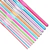 2-8mm Colorful Knitting Crochet Aluminum Knitting Needle Crochet Needles Crochet Hook Set Sweater Stitch Tool Sewing Accessories