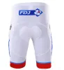 2017 FDJ Team 2 Colors Men's Cycling Bicycle Clothing (BIB) Shorts com Gel Pad Ropa Ciclismo