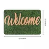 Carpets Welcome Letter Doormat Printed Soft Bathroom Kitchen Floor Carpet Home Rug Green Grass Decor Bath Mat