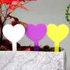 30-100pcs etichette a forma di cuore ispessite per piantatrici di vaso da giardino marcatore di erbe vivace in plastica impermeabile impermeabile