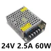 DC 12V 24V 2A 2.5A 4A 5A 50W 60WスイッチLED電源トランスアダプター5050 2835 2812 LEDストリップAC DC 100-240