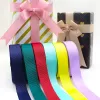 Couleur continue Grosgrain 1-1 / 2 "38 mm / 25 mm 10yards Ribbons pour les arcs de cheveux / emballage cadeau Diy Christmas Decor Materials YM18010109