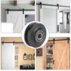 2Pcs Bathroom Double Bearing Barn Door Pulley American Sliding Door Wheel Closet Hardware Gardening Sliding Door Wheel