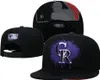 Amerikan Beyzbol Rockies Snapback Los Angeles Hats Chicago La NY Pittsburgh New York Boston Casquette Spor Şampiyonları Dünya Serisi Şampiyonlar Ayarlanabilir Kapaklar A3