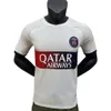 Futbol Formaları Erkekler 2324 Paris Away Jersey Fan Edition Basılabilir Futbol Numarası