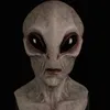 Máscara alienígena para adultos |Traje realista |Cabeça de cosplay assustadora |Full Face Party Mask Beige se encaixa em todo o frete grátis 240328