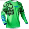 Chemises cyclables Tops Mens Bat Jersey T-shirts de motocross en moto en downhill Jersey Dry Enduro Camisas Ciclismo Y240410