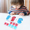 Montessori Light Table Sensory Toys Scrittura Abilità Numero Apprendimento giocattoli di matematica giocattoli educativi per bambini 3 anni D1464H