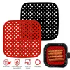 Air Fryer Liner Air Fryer Mat Food Grad Non-Stick Silicone Fryer Basket For 7,5 ~ 9-tums Air Fryers Steamers