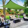 4*6M Rectangle Sunshade Sail Waterproof Sun Shade Net for Garden Patio Outdoor Awings Canopy Sun Shelter