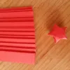 80 PCS = 1 Çanta Handcraft Origami Şanslı Yıldız Kağıt Şeritler Kağıt Origami Quilling Kağıt Ev Düğün Dekorasyonu