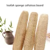 Naturlig full loofah exfolierande biologiskt nedbrytbar loofah svamp cellulosa naturlig dusch svampskrubber för kök badrum