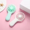 ZK20 Portable USB rechargeable fan creative mini handheld fan gift LOGO pocket handheld fan Three wind speeds for long-lasting operation With base