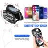 West Biking Bicycle voorzak Doube Side Refective Bike Tube Buis Bicycle Bag Mobiele telefoon Touchscreen Waterdichte fietszakken