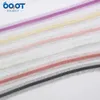 L-20718-709,10yards 3/4 '' (20 mm) jupe bilatérale Couleur solide plis élastiques élastique Band de cheveux Girl Girl Hair Band DIY Matrious faits à la main