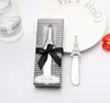 Eiffel Tower Butter Knife Romantic Cake Cheese Knife Dessert Jam Spridare Bröllop Tillbehör Parti Gift Ny Arrivel3686789