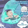 Baby Swimming Float med Canopy Icke uppblåsbara spädbarn Floerande barn Swim Pool Tillbehör Bad Summer Toys 240328